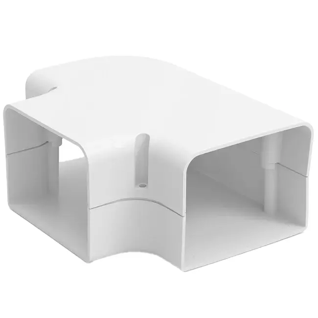 Pezzo a T ClimaConnect per canale di montaggio 100 mm - RAL 9010