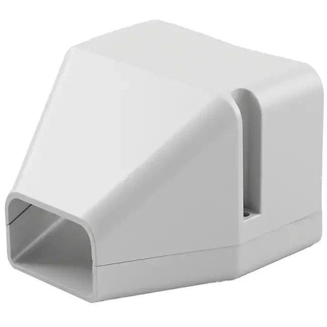 Estremità ClimaConnect per canale di montaggio 75 mm - RAL 9010