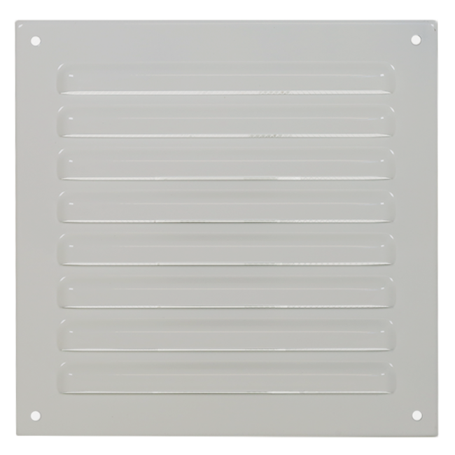Griglia esterna quadrata 150x150 mm in alluminio - RAL9010