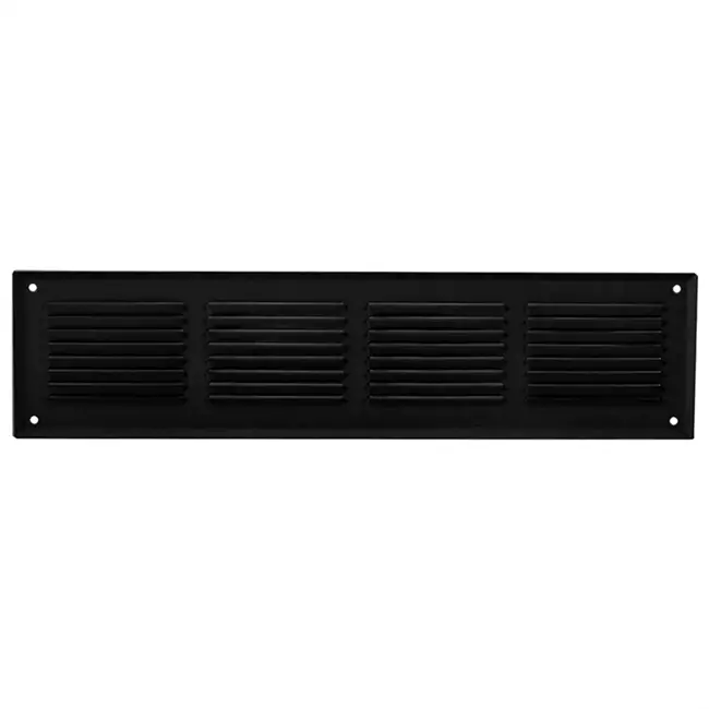 Diffusore a parete 300x100mm in alluminio - RAL9005 30% lucido