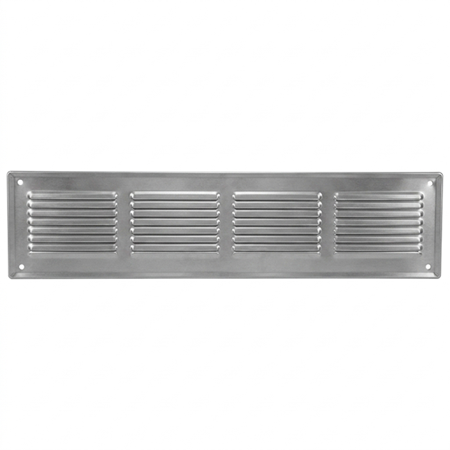 Griglia a parete 500x100 mm in alluminio non rivestito