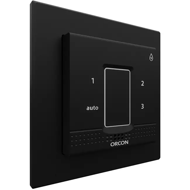 Cappuccio di copertura nero per sensore di controllo da incasso Orcon 15RF
