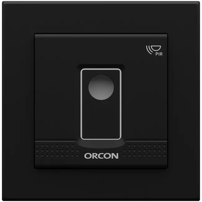 Copertura nera per sensore di movimento Orcon da incasso 15RF