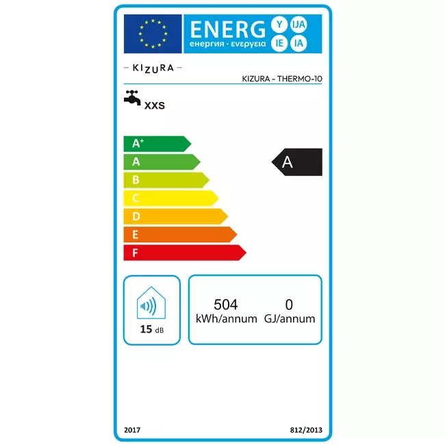 Scaldabagno elettrico da cucina Kizura Close-in da 10 L