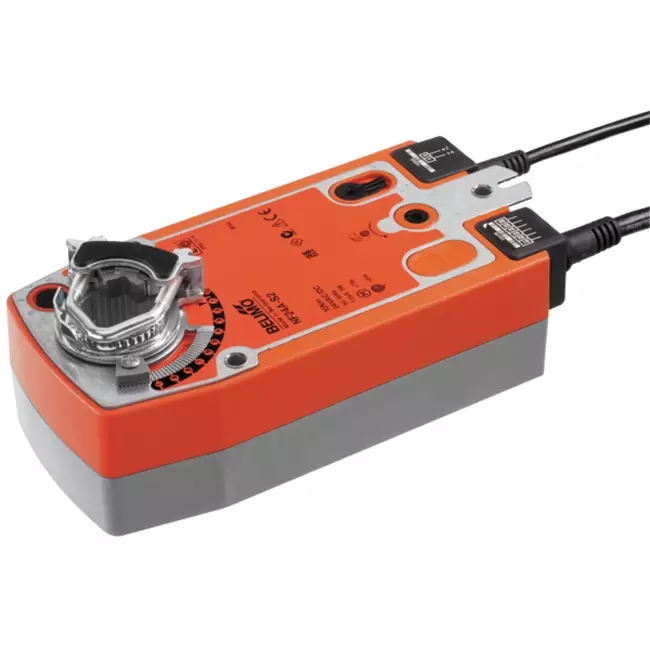 Attuatore rotativo Belimo con ritorno a molla 24V - apertura/chiusura - 10 Nm - NF24A-S2