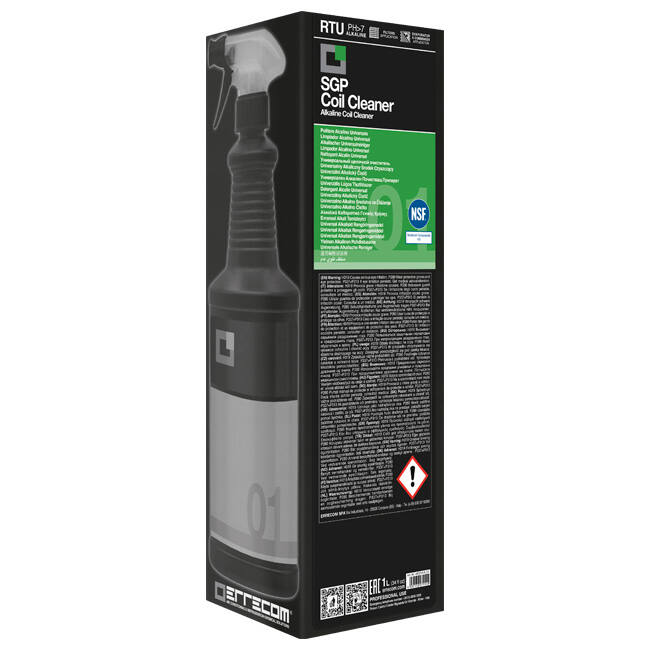 SPG Cleaner - Detergente nano alcalino per evaporatore, condensatore e filtro - 1L