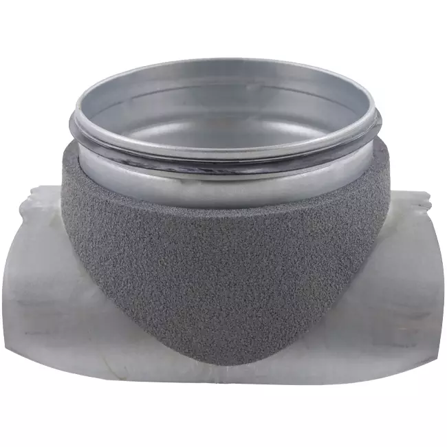 Raccordo a sella Thermoduct 125 mm - 125 mm (90 gradi)