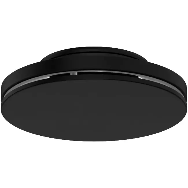 Diffusore a soffitto in acciaio con scarico circolare - 250 mm - RAL 9005