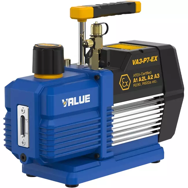 Pompa per vuoto a due stadi Value ATEX R290/R600