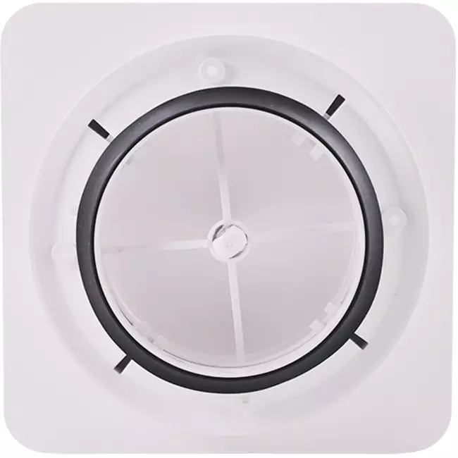 Valvola ClimaConnect Design quadrata Ø 125 mm - bianca