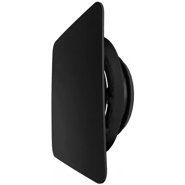 Valvola ClimaConnect Design quadrata Ø 125 mm - nera