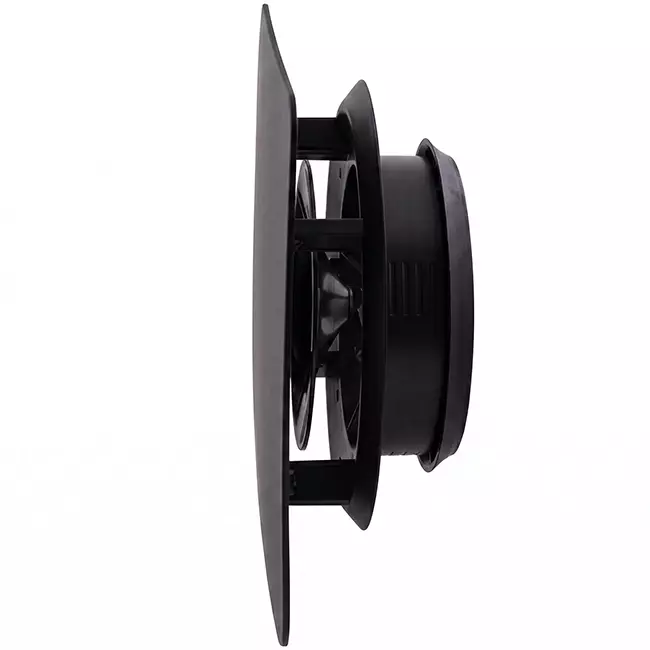 Valvola ClimaConnect Design quadrata Ø 125 mm - nera