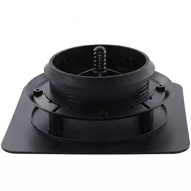 Valvola ClimaConnect Design quadrata Ø 125 mm - nera
