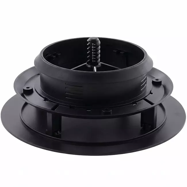 Valvola ClimaConnect Design rotonda Ø 125 mm - nera