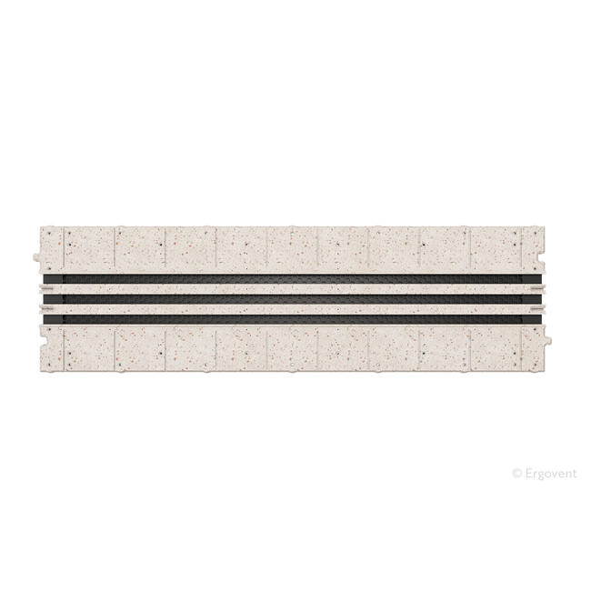 Raccordo Ergovent per griglie lineari modulari inseribili da 1050 mm - 3 fessure