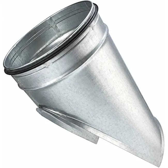 Piastra di fissaggio Ø 125 mm - 125 mm (45°) - Zincata