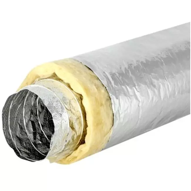 Tubo di ventilazione Sonodec isolato acusticamente e termicamente da 150 mm (1 metro)