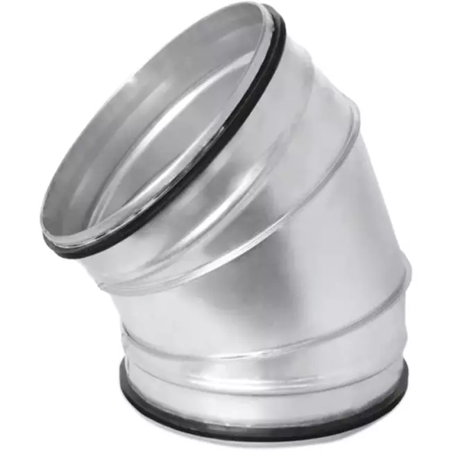 Curva tonda spiro 45° Ø 250 mm per tubo spiro