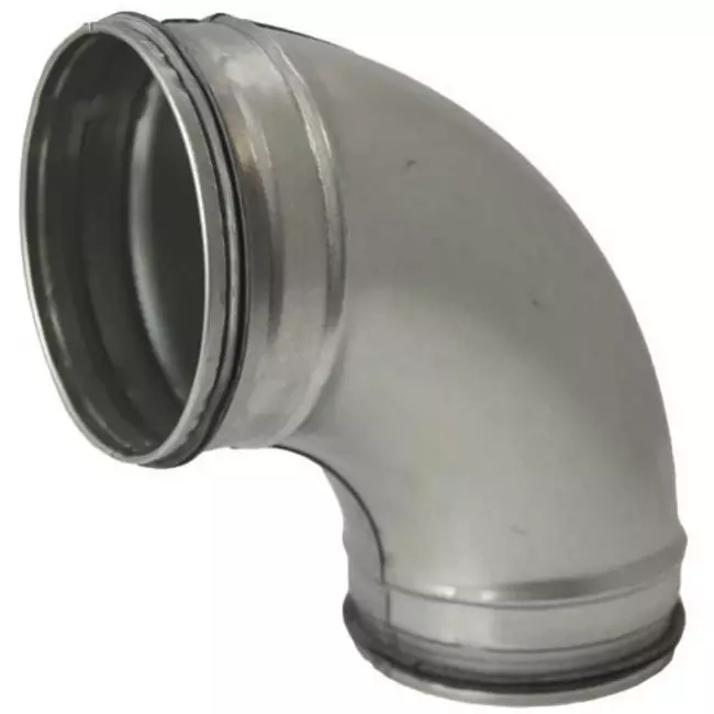 Curva tonda spiro 90° Ø 100 mm per tubo spiro