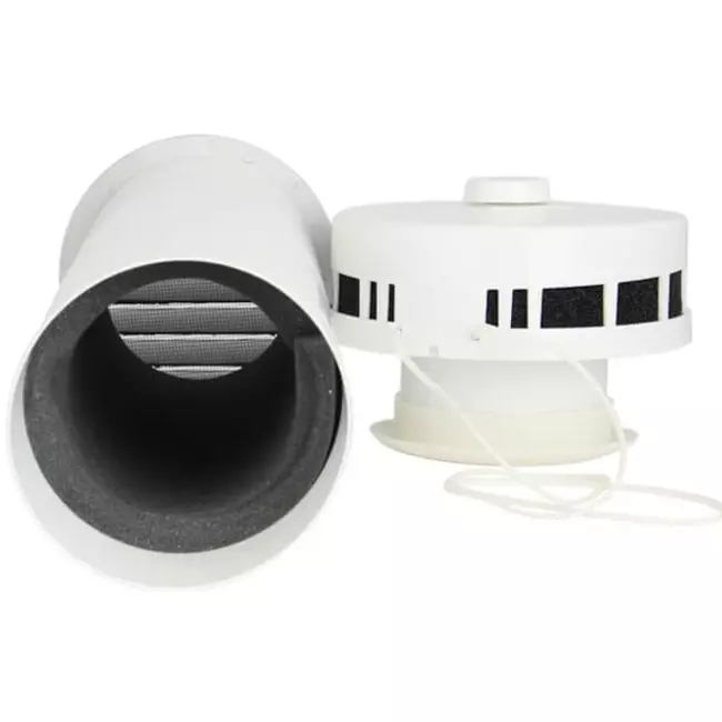 Condotto a muro isolato per una ventilazione naturale Ø100 mm SPK2-100