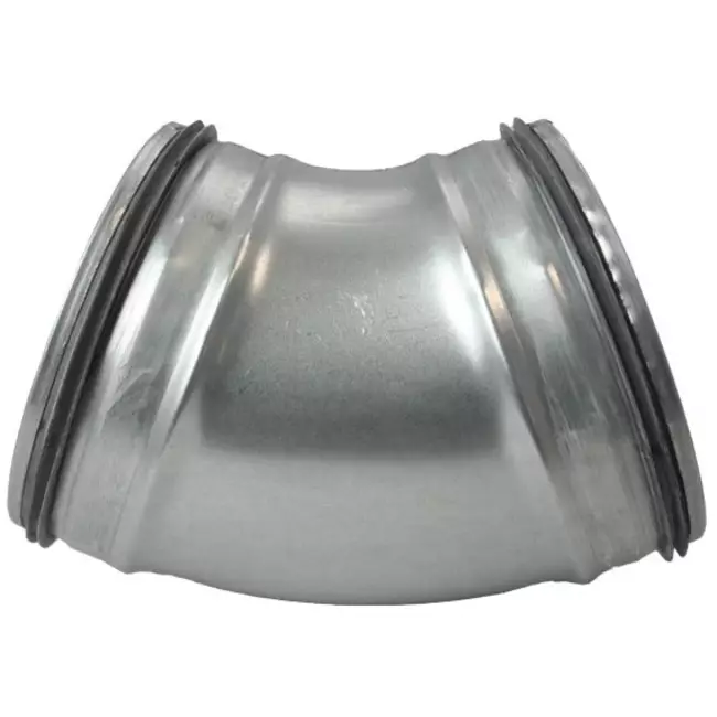 Curva tonda spiro 45° Ø 125 mm per tubo spiro