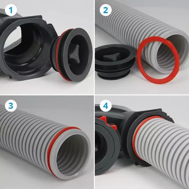 Heatpex Aria tubo di ventilazione flessibile diametro 75 mm (50 metri)