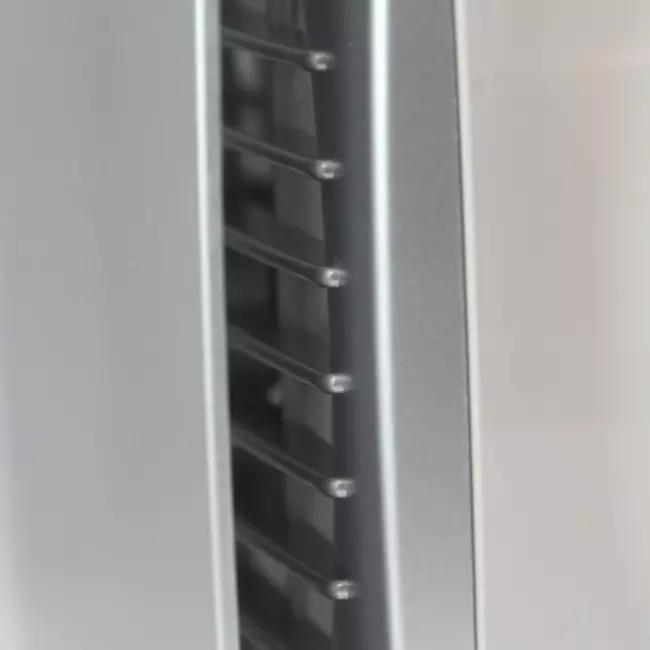 Aspiratore per il bagno Ø 100 mm argento - Design EET100S