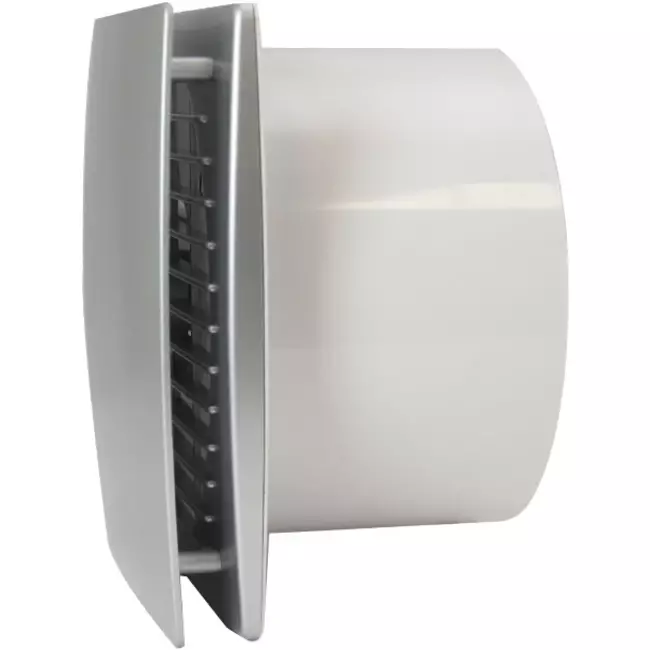 Aspiratore per il bagno Ø 100 mm argento - Design EET100S