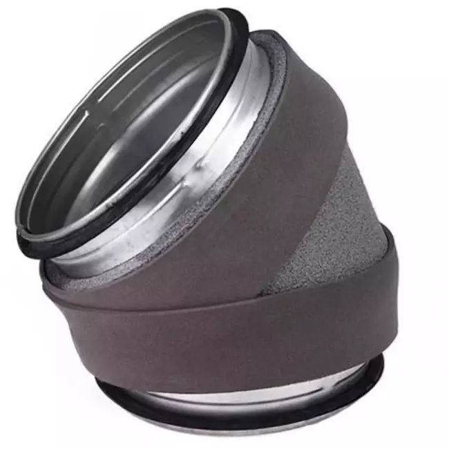Gomito a 45 gradi isolato Thermoduct con un diametro di 315 mm