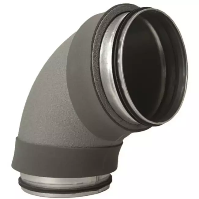 Gomito a 90 gradi isolato Thermoduct con un diametro di 160 mm