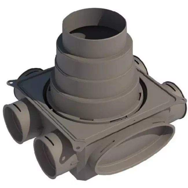 Ubbink Scatola di distribuzione aria DBOX206 V180