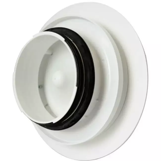 Vent-Axia Uniflexplus RVG 125 mm valvola regolabile grande - bianca