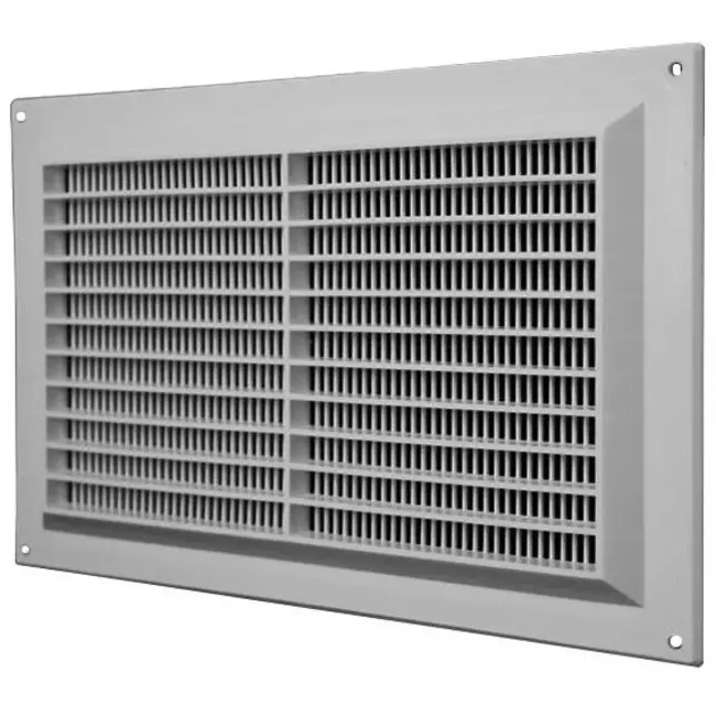 Griglia di aerazione rettangolare con grata 250x170 grigia - VR2517P