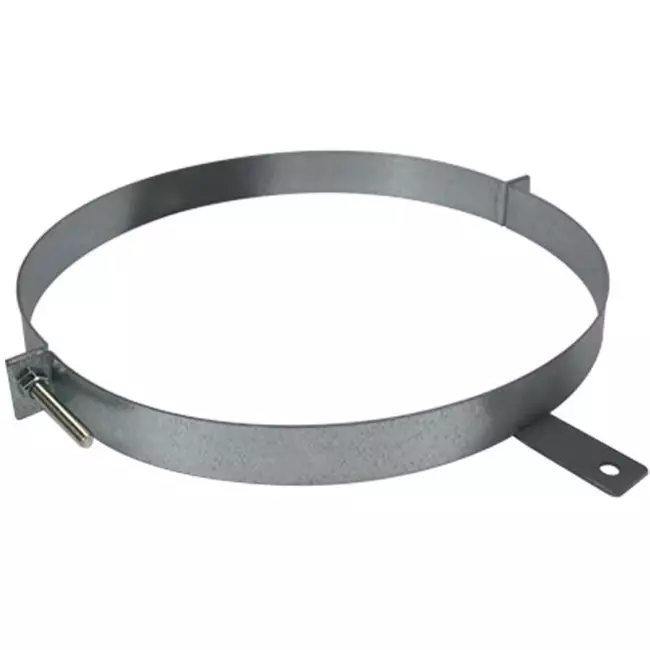 Staffa a pavimento sendzimir zincata Ø 250 mm (245-265)