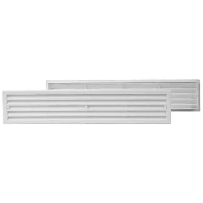 Griglia per porta 450x92 mm bianca - VR459