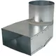 Tubo angolare 170x80 mm con diametro 160 mm per canalizzazione