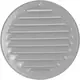 Griglia di aerazione in metallo tonda Ø 125 mm grigia - MR125P - RAL9006