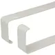 Staffe rettangolari in plastica (2 pezzi) 220x90 mm - KZ29