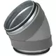 Termodotto 13 mm diametro di curvatura 160 mm 45 gradi isolato