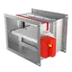 Serranda tagliafuoco rettangolare a funzionamento manuale - E-FD25 600x500 R