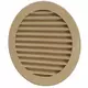 Griglia con alette diametro 125 mm beige - VR125Y