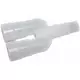 Connettore a Y a 3 vie 20/18/16 mm per tubo flessibile per condensa