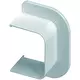 Climaplus rosone a parete per canali di condizionamento 70x55mm RAL 9010 BIANCO