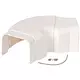 Condotto Climaplus per aria condizionata Curva regolabile 90x65mm RAL 9010 BIANCO