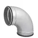 Curva tonda spiro 90° Ø 100 mm per tubo spiro