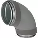 Gomito a 90 gradi isolato Thermoduct con un diametro di 160 mm