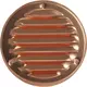 Griglia di aerazione in metallo tonda 100 mm rame - MR100Cu