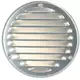 Griglia di aerazione metallica rotonda Ø 125 mm zincata - MR125ZN