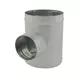 Raccordo a T Ø 100 mm - Ø 80 mm per tubo spiro (90°) - personalizzazione RAL7035