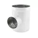 Raccordo a T Ø 315 mm - Ø 200 mm per tubo spiro (90°) - personalizzazione RAL9010